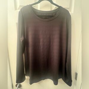 Zyia Black long sleeve work out shirt